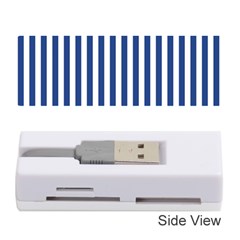 Blue Stripes Memory Card Reader (stick)  by jumpercat