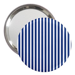 Blue Stripes 3  Handbag Mirrors by jumpercat