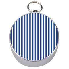 Blue Stripes Silver Compasses by jumpercat