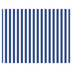 Blue Stripes Double Sided Flano Blanket (medium)  by jumpercat