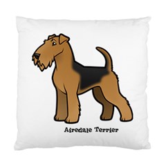 Airedale Terrier Cushion Case (single Sided)  by Bigfootshirtshop