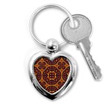 Geometric Pattern Key Chains (Heart)  Front