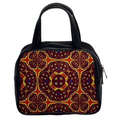 Geometric Pattern Classic Handbags (2 Sides) by linceazul