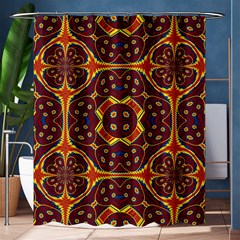 Geometric Pattern Shower Curtain 60  X 72  (medium)  by linceazul