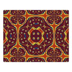 Geometric Pattern Double Sided Flano Blanket (large)  by linceazul