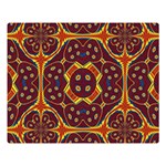 Geometric Pattern Double Sided Flano Blanket (Large)  Blanket Back