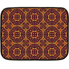 Geometric Pattern Double Sided Fleece Blanket (mini)  by linceazul