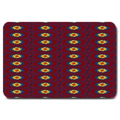 Geometric Pattern Large Doormat  by linceazul