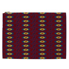 Geometric Pattern Cosmetic Bag (xxl)  by linceazul