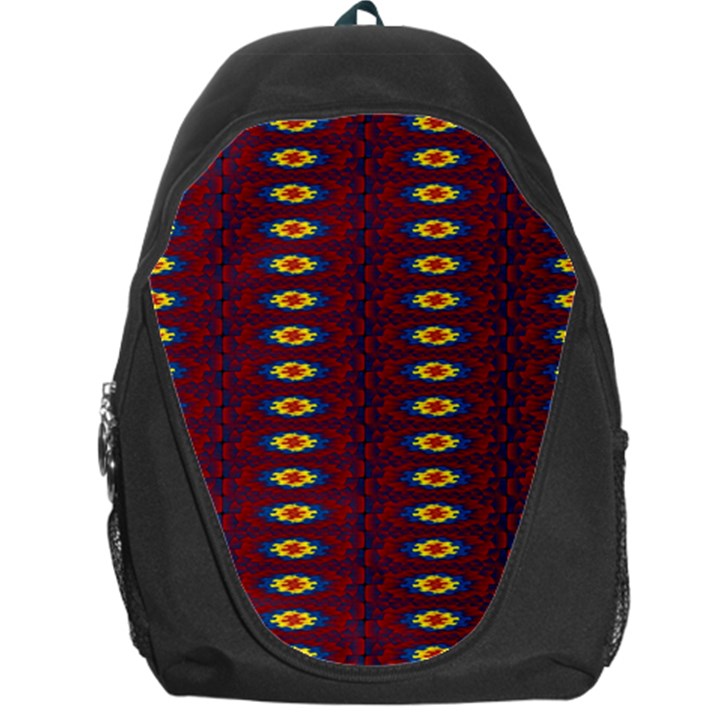 Geometric Pattern Backpack Bag