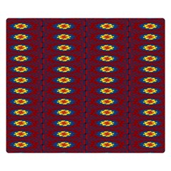 Geometric Pattern Double Sided Flano Blanket (small)  by linceazul