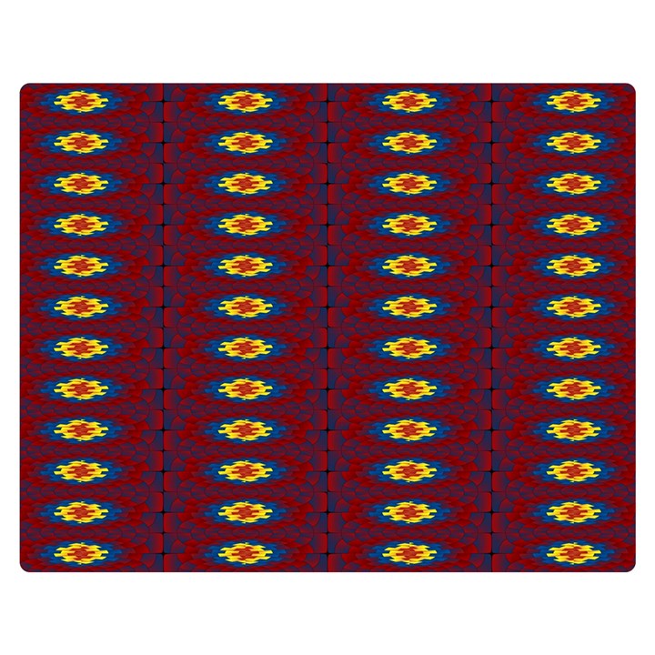 Geometric Pattern Double Sided Flano Blanket (Medium) 