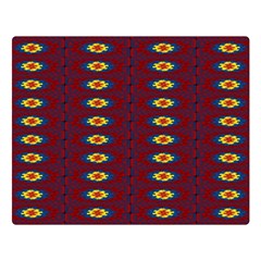 Geometric Pattern Double Sided Flano Blanket (large)  by linceazul