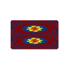 Geometric Pattern Magnet (name Card) by linceazul