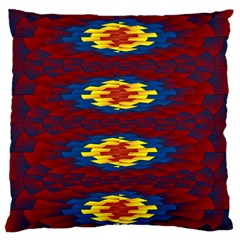 Geometric Pattern Standard Flano Cushion Case (one Side) by linceazul