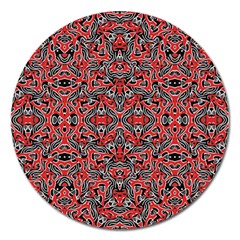 Exotic Intricate Modern Pattern Magnet 5  (round) by dflcprints