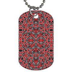 Exotic Intricate Modern Pattern Dog Tag (one Side) by dflcprints