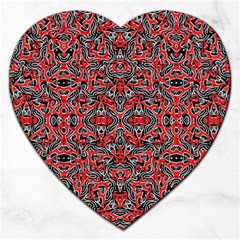 Exotic Intricate Modern Pattern Jigsaw Puzzle (heart) by dflcprints