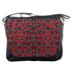 Exotic Intricate Modern Pattern Messenger Bags by dflcprints