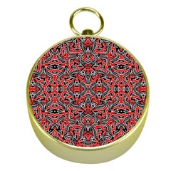 Exotic Intricate Modern Pattern Gold Compasses by dflcprints