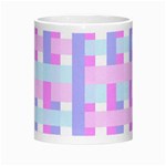 Gingham Nursery Baby Blue Pink Morph Mugs Center