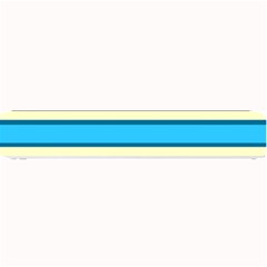 Stripes Yellow Aqua Blue White Small Bar Mats by BangZart