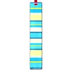 Stripes Yellow Aqua Blue White Large Book Marks by BangZart