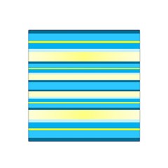 Stripes Yellow Aqua Blue White Satin Bandana Scarf by BangZart