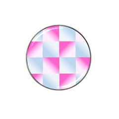 Gradient Blue Pink Geometric Hat Clip Ball Marker (10 Pack) by BangZart