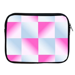 Gradient Blue Pink Geometric Apple Ipad 2/3/4 Zipper Cases by BangZart