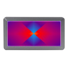 Geometric Blue Violet Red Gradient Memory Card Reader (mini) by BangZart