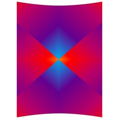 Geometric Blue Violet Red Gradient Back Support Cushion