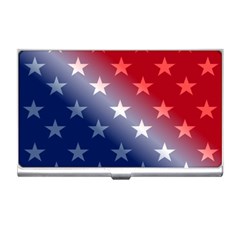 America Patriotic Red White Blue Business Card Holders by BangZart