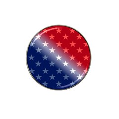 America Patriotic Red White Blue Hat Clip Ball Marker by BangZart