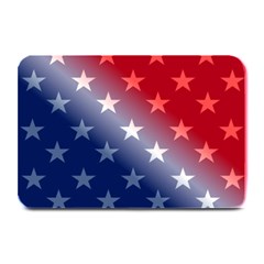 America Patriotic Red White Blue Plate Mats by BangZart