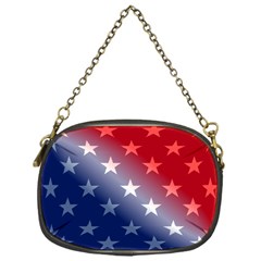 America Patriotic Red White Blue Chain Purses (one Side)  by BangZart