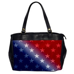 America Patriotic Red White Blue Office Handbags by BangZart