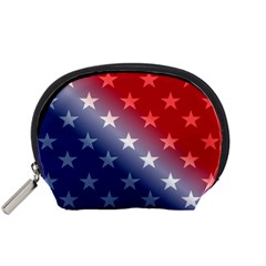 America Patriotic Red White Blue Accessory Pouches (small)  by BangZart