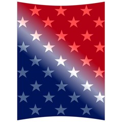 America Patriotic Red White Blue Back Support Cushion