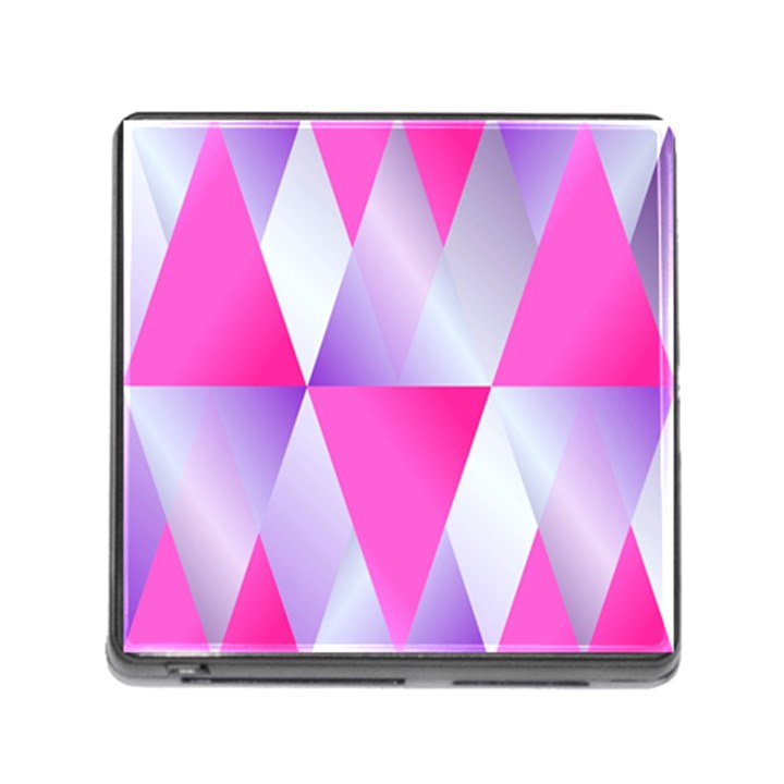 Gradient Geometric Shiny Light Memory Card Reader (Square)