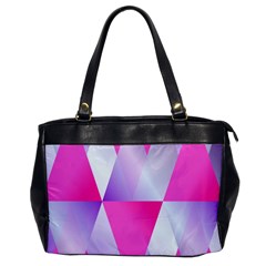 Gradient Geometric Shiny Light Office Handbags by BangZart