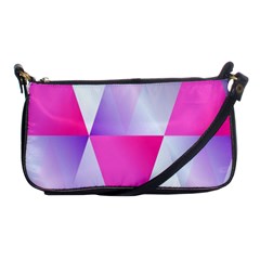 Gradient Geometric Shiny Light Shoulder Clutch Bags by BangZart