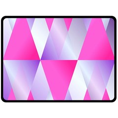 Gradient Geometric Shiny Light Fleece Blanket (large)  by BangZart