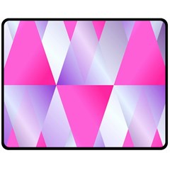 Gradient Geometric Shiny Light Fleece Blanket (medium)  by BangZart