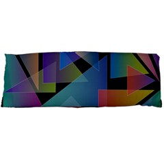 Triangle Gradient Abstract Geometry Body Pillow Case Dakimakura (two Sides) by BangZart