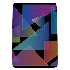 Triangle Gradient Abstract Geometry Flap Covers (l)  by BangZart