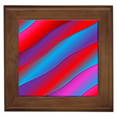 Diagonal Gradient Vivid Color 3d Framed Tiles by BangZart