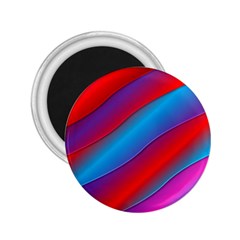 Diagonal Gradient Vivid Color 3d 2 25  Magnets by BangZart