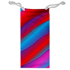 Diagonal Gradient Vivid Color 3d Jewelry Bag by BangZart