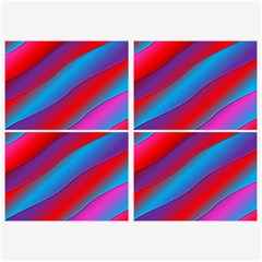 Diagonal Gradient Vivid Color 3d Belt Buckles by BangZart